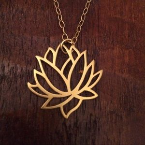 Lotus flower necklace